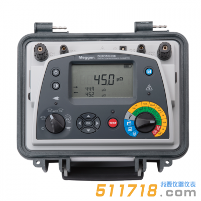 美国Megger DLRO10HDX双电源10欧姆表